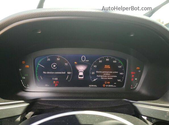 1HGCY2F80SA073723 2025 HONDA ACCORD Белый Вид щитка приборов
