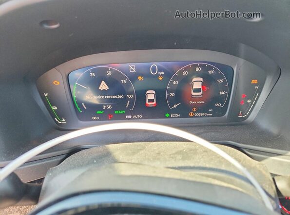 1HGCY2F81TA018215 2026 HONDA ACCORD Gray Вид щитка приладів