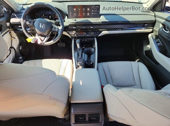 1HGCY2F81TA018215 2026 HONDA ACCORD Gray Вид панелі приладів