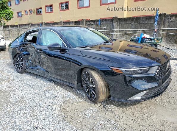 1HGCY2F82RA084149 2024 HONDA ACCORD Black Передня права чверть
