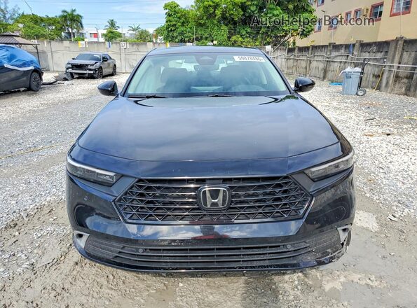 1HGCY2F82RA084149 2024 HONDA ACCORD Black Вид спереду