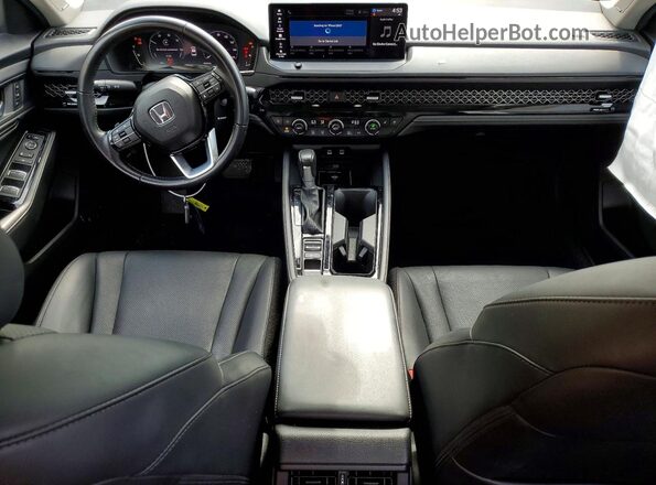 1HGCY2F82RA084149 2024 HONDA ACCORD Black Вид панелі приладів