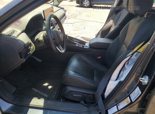 1HGCY2F83PA070029 2023 HONDA ACCORD Gray Вид салону спереду
