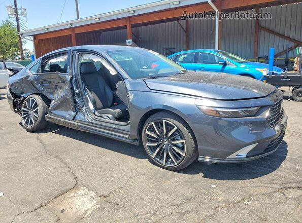 1HGCY2F83PA070029 2023 HONDA ACCORD Gray Передня права чверть