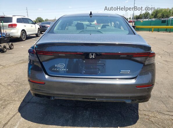 1HGCY2F83PA070029 2023 HONDA ACCORD Gray Вид ззаду