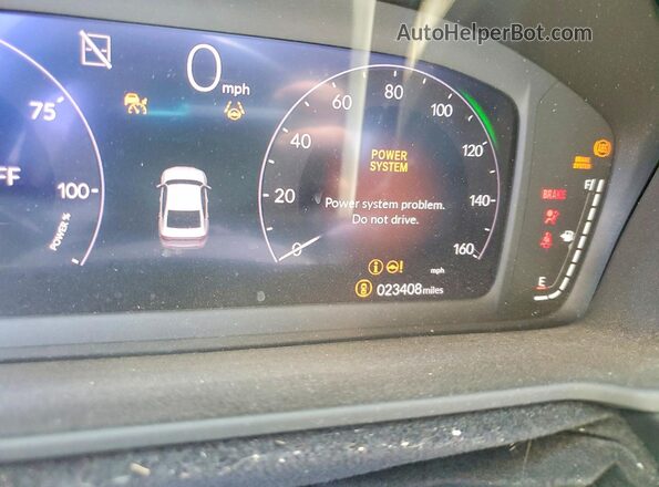 1HGCY2F83PA070029 2023 HONDA ACCORD Gray Вид щитка приладів