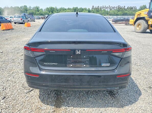 1HGCY2F87SA050214 2025 HONDA ACCORD Black Вид ззаду
