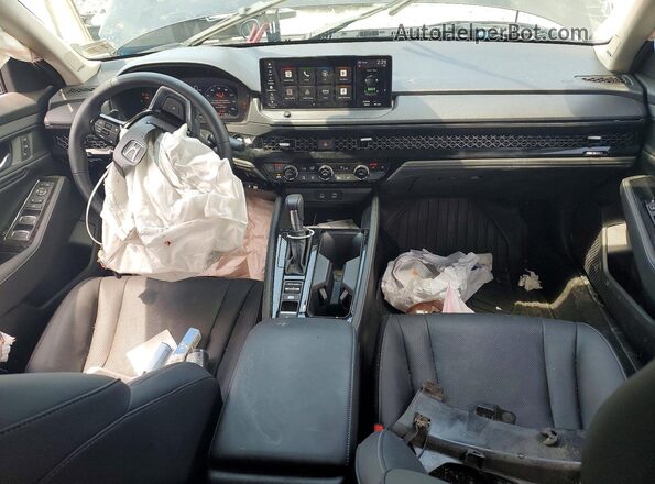 1HGCY2F87SA050214 2025 HONDA ACCORD Black Вид панелі приладів