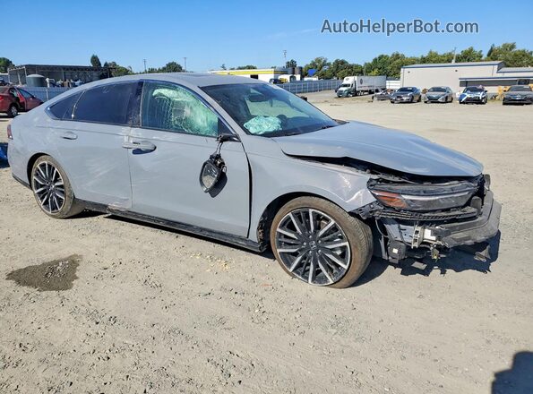 1HGCY2F89PA033583 2023 HONDA ACCORD Серый Передняя правая четверть