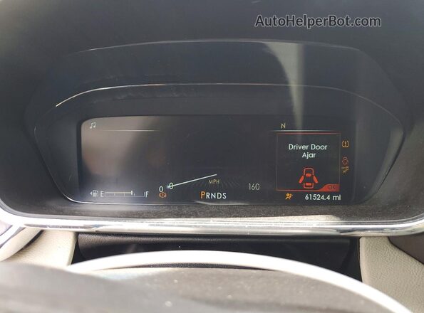1LN6L9RP3L5601685 2020 LINCOLN CONTINENTA White Instrument cluster view