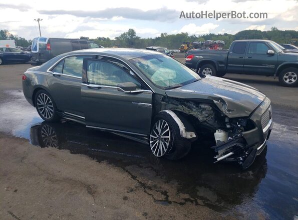 1LN6L9SP2H5602876 2017 LINCOLN CONTINENTA Green Przód prawy