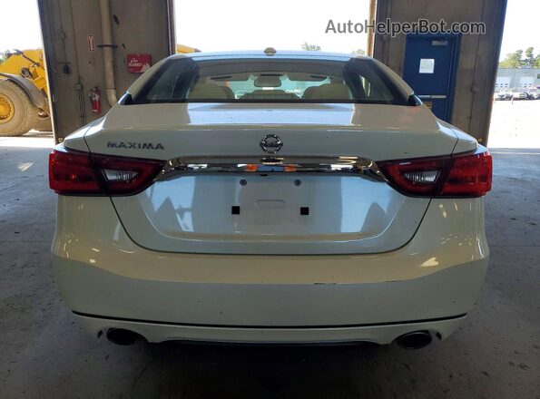 1N4AA6AP0GC430187 2016 NISSAN MAXIMA White უკანა ხედი