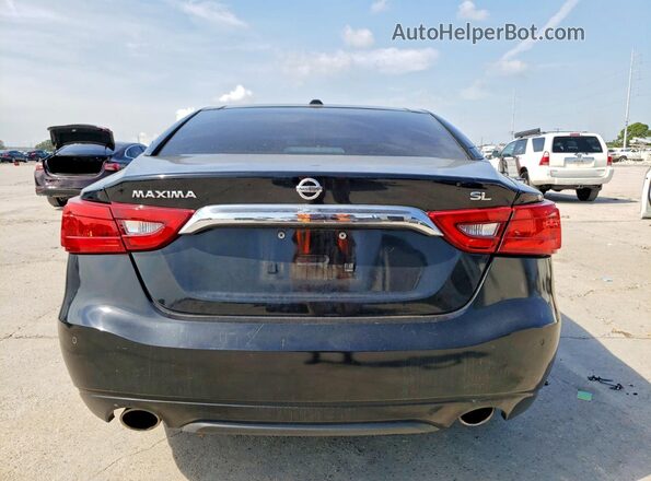 1N4AA6AP0HC374592 2017 NISSAN MAXIMA Black Widok z tyłu