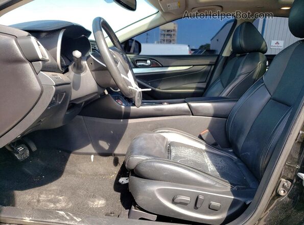 1N4AA6AP0HC374592 2017 NISSAN MAXIMA Black Widok wnętrza z przodu