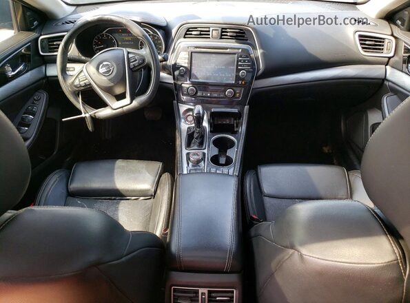 1N4AA6AP0HC374592 2017 NISSAN MAXIMA Black Widok deski rozdzielczej