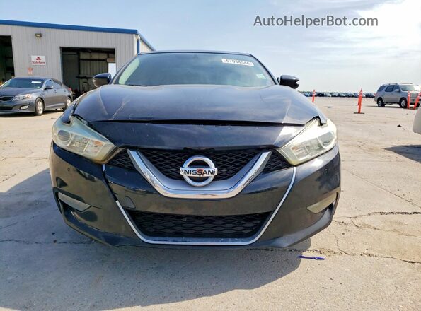 1N4AA6AP0HC374592 2017 NISSAN MAXIMA Black Widok z przodu