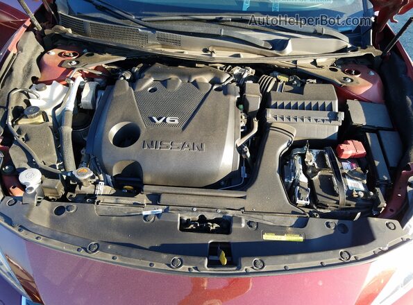 1N4AA6AP0HC441191 2017 NISSAN MAXIMA Burgundy Vista interior delantera