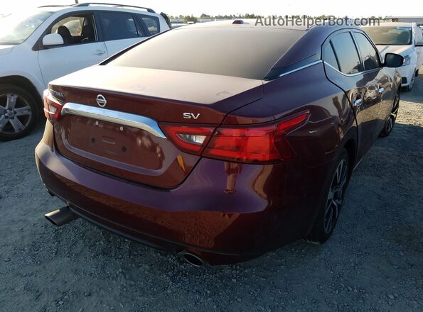 1N4AA6AP0HC441191 2017 NISSAN MAXIMA Burgundy Delantero derecho