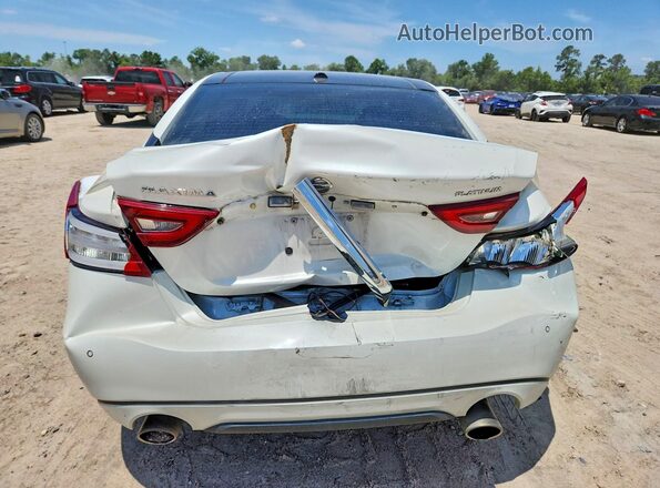 1N4AA6AP0HC454717 2017 NISSAN MAXIMA White Widok z tyłu