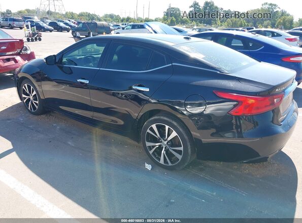 1N4AA6AP0JC387526 2018 NISSAN MAXIMA Черный Задняя левая четверть