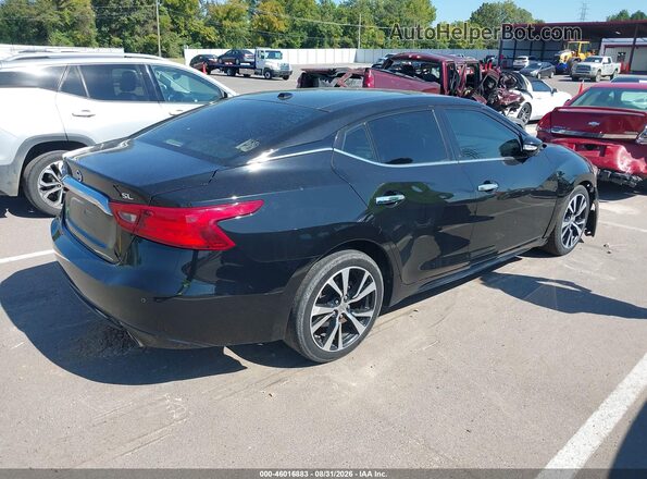 1N4AA6AP0JC387526 2018 NISSAN MAXIMA Черный Задняя правая четверть