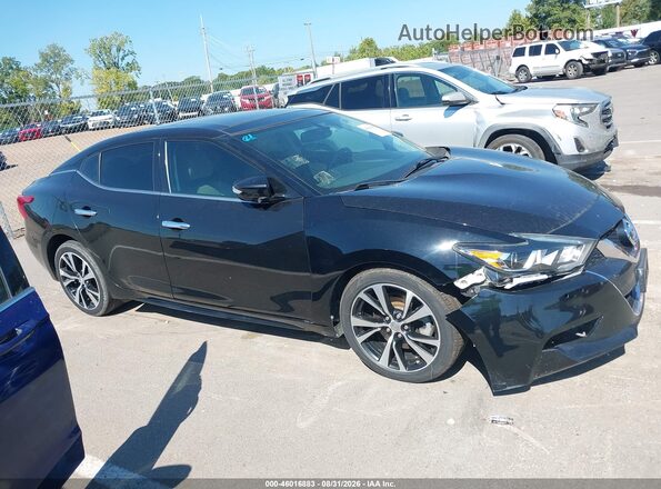 1N4AA6AP0JC387526 2018 NISSAN MAXIMA Черный Панорамный вид салона 360°