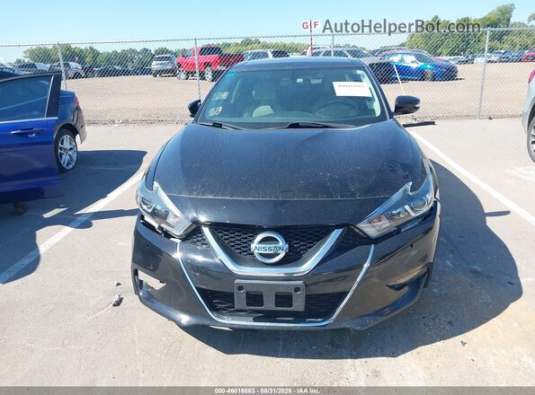 1N4AA6AP0JC387526 2018 NISSAN MAXIMA Черный Вид задней части салона