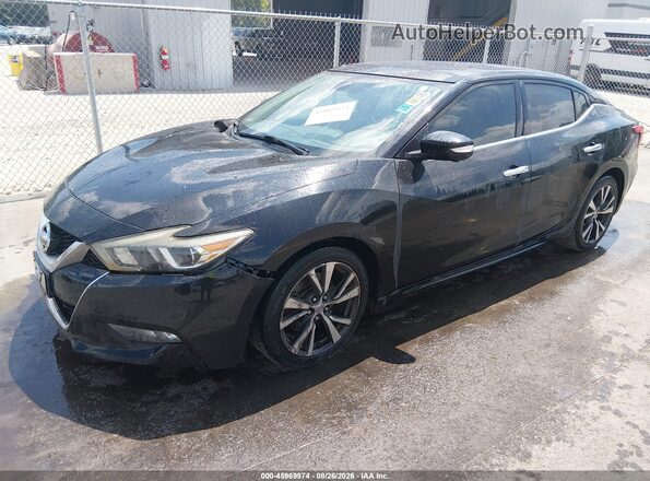 1N4AA6AP1GC384157 2016 NISSAN MAXIMA Black Vista tres cuartos delantera izquierda