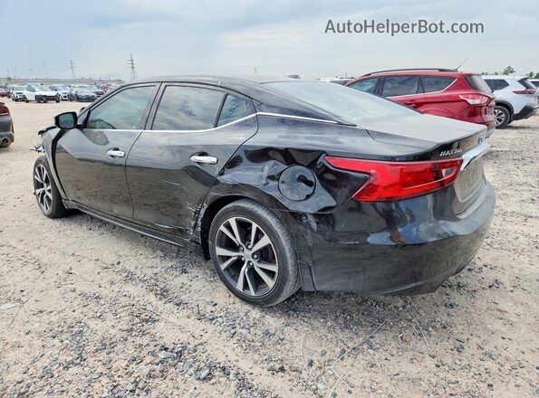 1N4AA6AP2GC380831 2016 NISSAN MAXIMA Black Trasero izquierdo