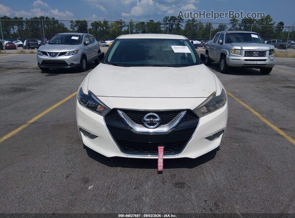 1N4AA6AP2GC409471 2016 NISSAN MAXIMA White Вид щитка приладів