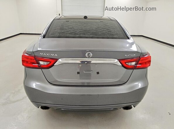1N4AA6AP2GC423113 2016 NISSAN MAXIMA Gray უკანა ხედი