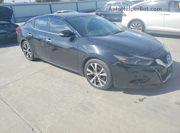 1N4AA6AP2HC403574 2017 NISSAN MAXIMA Black Przód prawy