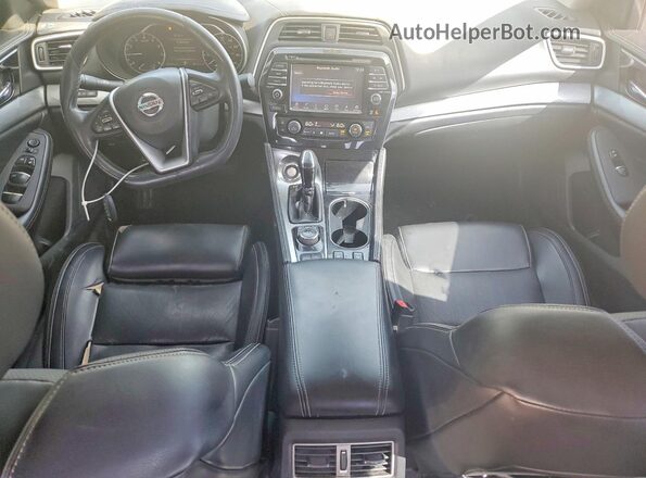 1N4AA6AP2HC403574 2017 NISSAN MAXIMA Black Widok deski rozdzielczej