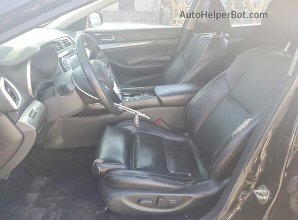 1N4AA6AP2HC403574 2017 NISSAN MAXIMA Black Widok wnętrza z przodu