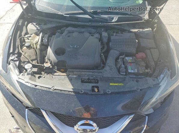 1N4AA6AP2HC403574 2017 NISSAN MAXIMA Black Widok wnętrza z tyłu