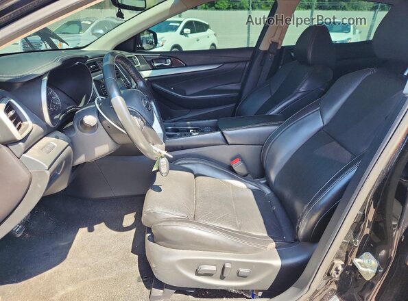 1N4AA6AP3GC430359 2016 NISSAN MAXIMA Черный Вид салона спереди