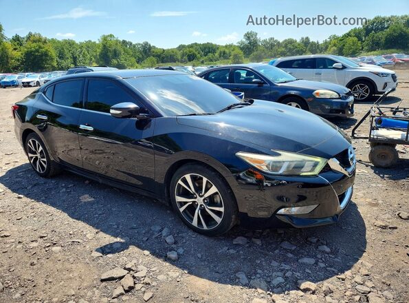 1N4AA6AP3GC430359 2016 NISSAN MAXIMA Черный Передняя правая четверть