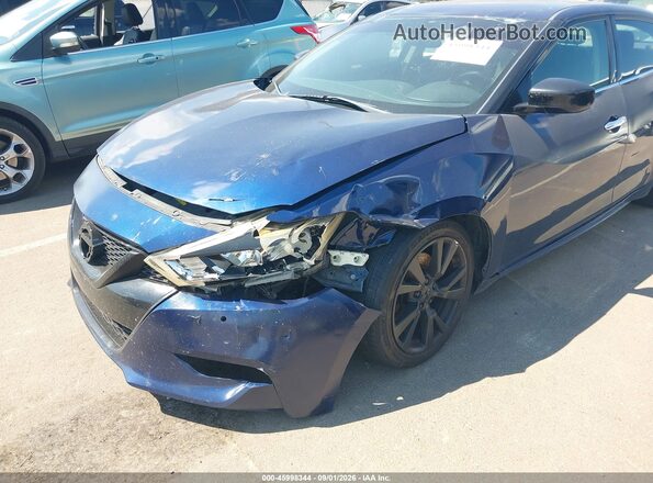 1N4AA6AP3HC378118 2017 NISSAN MAXIMA Синий Вид спереди