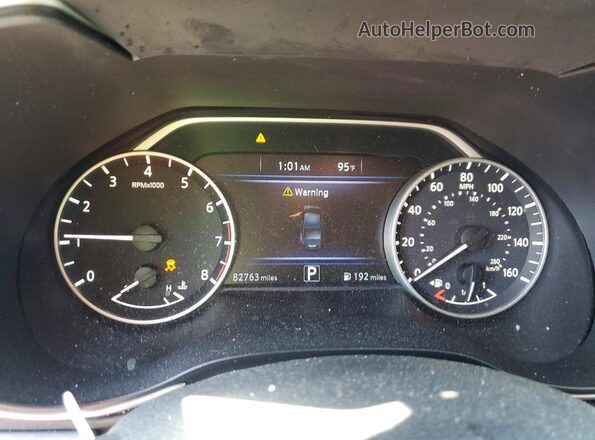 1N4AA6AP4HC389970 2017 NISSAN MAXIMA Charcoal Widok zestawu wskaźników