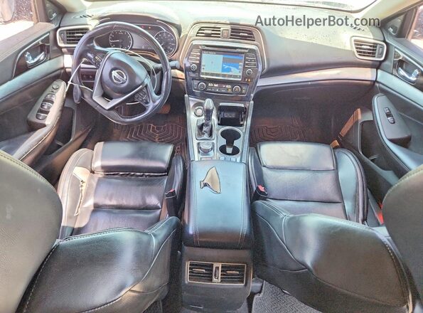 1N4AA6AP4HC408730 2017 NISSAN MAXIMA Gray Widok deski rozdzielczej