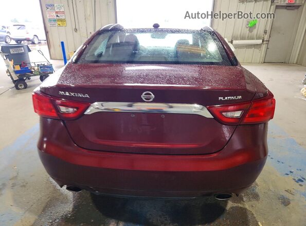1N4AA6AP4HC439833 2017 NISSAN MAXIMA Brown უკანა ხედი