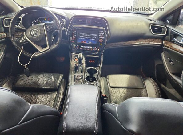 1N4AA6AP4HC439833 2017 NISSAN MAXIMA Brown წინა პანელის ხედი