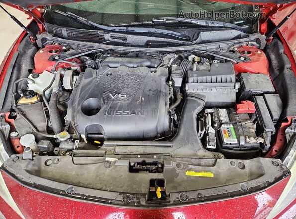 1N4AA6AP4HC439833 2017 NISSAN MAXIMA Brown უკანა სალონის ხედი
