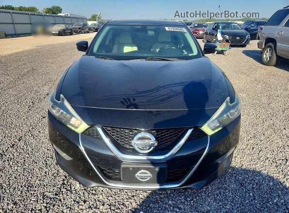 1N4AA6AP4JC408345 2018 NISSAN MAXIMA Черный Вид спереди