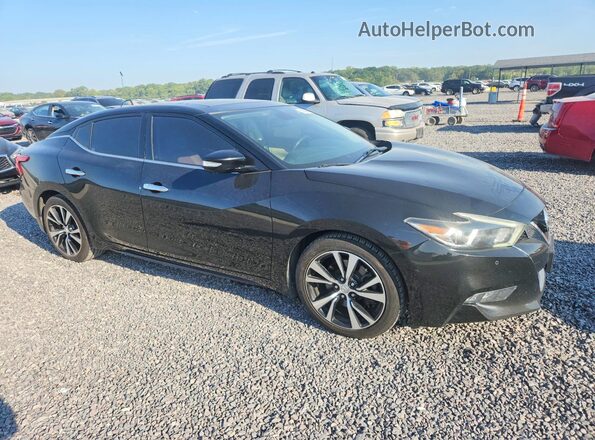 1N4AA6AP4JC408345 2018 NISSAN MAXIMA Черный Передняя правая четверть