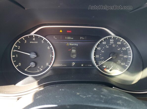 1N4AA6AP5GC388664 2016 NISSAN MAXIMA Gray Widok zestawu wskaźników