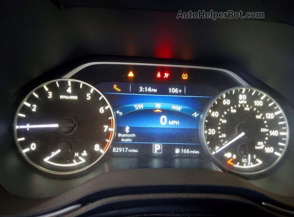 1N4AA6AP7GC413516 2016 NISSAN MAXIMA Blue Widok zestawu wskaźników
