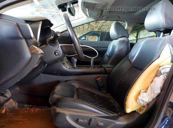 1N4AA6AP7GC413516 2016 NISSAN MAXIMA Blue Widok wnętrza z przodu