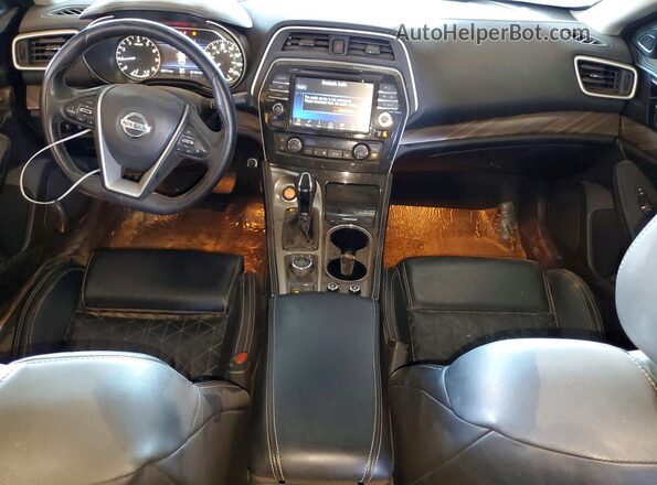 1N4AA6AP7GC413516 2016 NISSAN MAXIMA Blue Widok deski rozdzielczej