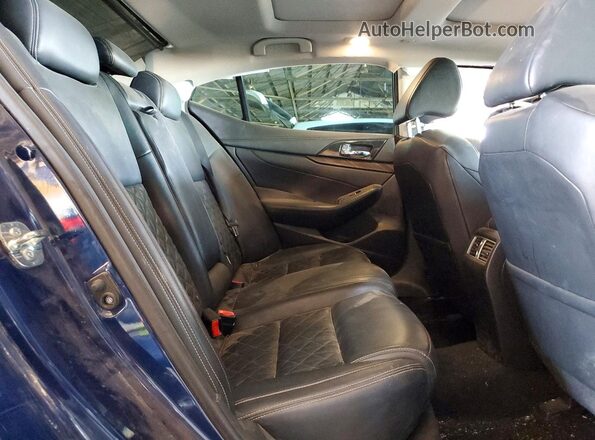 1N4AA6AP7GC413516 2016 NISSAN MAXIMA Blue Widok tylnych siedzeń